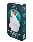 VITAMMY Perna cu incalzire electrica Warm-up cu guler pentru gat si spate 63 x 42 cm