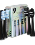 VITAMMY Set 4 rezerve pentru periuta de dinti Pearl Noire