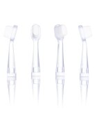 VITAMMY Set 4 rezerve periuta de dinti Bunny fibre nano alb