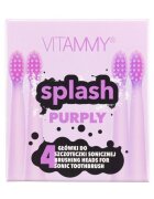 VITAMMY Set 4 rezerve periuta de dinti Splash TH1811-4 Purply violet