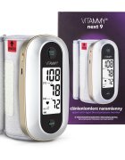 VITAMMY Tensiometru electronic de brat Next 9 mufa USB manseta integrata 23-36 cm albauriu