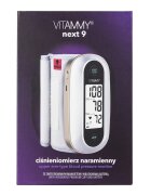 VITAMMY Tensiometru electronic de brat Next 9 mufa USB manseta integrata 23-36 cm albauriu