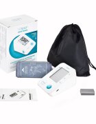VITAMMY Tensiometru electronic de brat Next Basic Alb cu mufa USB detectare aritmie detectie miscarea corpului memorare 2 utilizatori si manseta 22-40 cm
