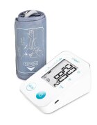 VITAMMY Tensiometru electronic de brat Next Basic Alb cu mufa USB detectare aritmie detectie miscarea corpului memorare 2 utilizatori si manseta 22-40 cm