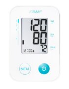 VITAMMY Tensiometru electronic de brat Next Basic Alb cu mufa USB detectare aritmie detectie miscarea corpului memorare 2 utilizatori si manseta 22-40 cm