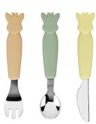 Vulli Set 3 tacamuri cu maner din silicon Girafa Sophie