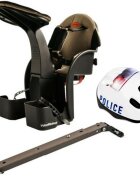 WeeRide Scaun bicicleta copii Deluxe pozitie montare centru 15 kg si casca protectie XS 44-48 Police WR03SKPL