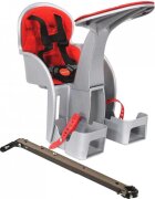 WeeRide Scaun bicicleta copii SafeFront Clasic pozitie montare centru 15 kg si casca protectie XS 44-48 Penguin grirosu