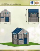 Wendi Toys Casuta de gradina Maritime House M17