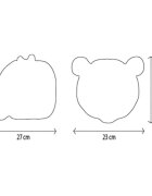 Wild & Soft Decoratiune de perete Wild and Soft cap de urs Panda Thomas