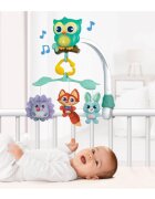 WINFUN Carusel muzical 3 in 1 pentru patut Prietenii padurii