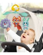 WINFUN Carusel muzical 3 in 1 pentru patut Prietenii padurii