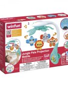 WINFUN Carusel muzical mobil animalute din jungla