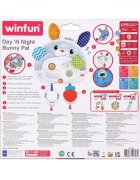 WINFUN Iepuras cu activitati pentru patut sau carucior
