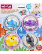 WINFUN Set 4 bile senzoriale pentru baie Water Fun