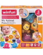 WINFUN Set jucarii de baie animalute din jungla