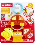 WINFUN Zornaitoare masinuta cu 3 chei