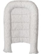 Womar Zaffiro Baby Nest cu 2 fete Grey Leaves