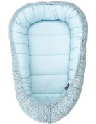 Womar Zaffiro Baby Nest cu 2 fete Mint Leaves