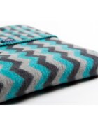 Womar Zaffiro Paturica bebelusi Bumbac Zigzag 75x100 AN-KBZ-01