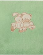 Womar Zaffiro Paturica bebelusi cu Broderie Polar Fleece 90 x 80 cm PT-PF-01