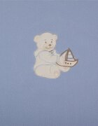 Womar Zaffiro Paturica bebelusi cu Broderie Polar Fleece 90 x 80 cm PT-PF-01