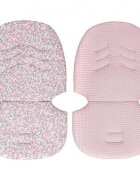 Womar Zaffiro Perna pentru carucior N3 Bumbac Waffle Pink Stones