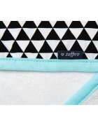 Womar Zaffiro Prosop de baie cu broderie Crocodil 80x80 AN-ZC-80