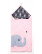 Womar Zaffiro Prosop de baie cu broderie Elefant 80x80 AN-ZE-80