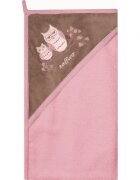 Womar Zaffiro Prosop de baie cu gluga imprimeu velur 80 x 80 cm AN-OW-01