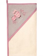 Womar Zaffiro Prosop de baie cu gluga imprimeu velur 80 x 80 cm AN-OW-01
