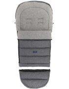 Womar Zaffiro Sac de iarna pentru carucior si scaun auto iGrow 2.0 cu lana oaie premium melange gri