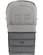 Womar Zaffiro Sac de iarna pentru carucior si scaun auto iGrow 2.0 cu lana oaie premium melange gri