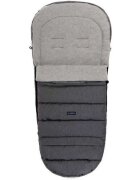 Womar Zaffiro Sac de iarna pentru carucior si scaun auto iGrow 2.0 cu lana oaie premium melange gri inchis