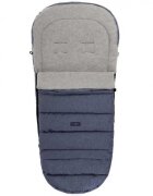 Womar Zaffiro Sac de iarna pentru carucior si scaun auto iGrow 2.0 cu lana oaie premium melange Navy