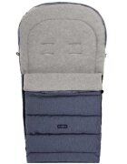 Womar Zaffiro Sac de iarna pentru carucior si scaun auto iGrow 2.0 cu lana oaie premium melange Navy