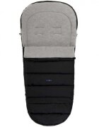 Womar Zaffiro Sac de iarna pentru carucior si scaun auto iGrow 2.0 cu lana oaie premium melange Negru