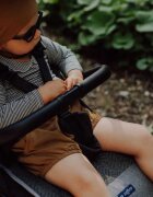 Womar Zaffiro Salteluta pentru carucior 85 cm lana fiarta si plasa AIR gri inchis