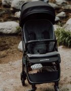 Womar Zaffiro Salteluta pentru carucior 85 cm lana fiarta si plasa AIR gri inchis