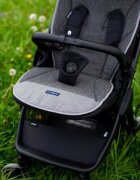 Womar Zaffiro Salteluta pentru carucior 85 cm lana fiarta si plasa AIR gri inchis