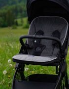 Womar Zaffiro Salteluta pentru carucior 85 cm lana fiarta si plasa AIR gri inchis
