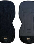 Womar Zaffiro Salteluta pentru carucior 85 cm lana fiarta si plasa AIR gri inchis