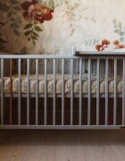 Woodies Safe Dreams Masa de infasat din lemn atasabila la patut bebe Gri 86 x 51 x 7 cm