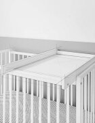Woodies Safe Dreams Masa de infasat din lemn atasabila la patut bebe Vintage 86 x 51 x 7 cm