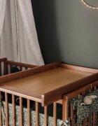 Woodies Safe Dreams Masa de infasat din lemn atasabila la patut bebe Vintage 86 x 51 x 7 cm