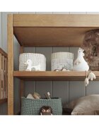 Woodies Safe Dreams Masa infasat pentru bebelusi lemn masiv Vintage 76 x 44 x 86 cm cu 2 rafturi de depozitare inalte