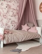 Woodies Safe Dreams Pat din lemn masiv pentru Junior Noble alb 160x80 cm