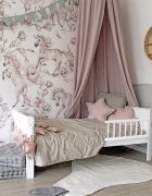 Woodies Safe Dreams Pat din lemn masiv pentru Junior Noble alb 160x80 cm