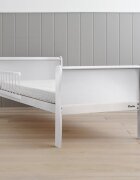 Woodies Safe Dreams Pat din lemn masiv pentru Junior Noble alb 160x80 cm