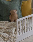 Woodies Safe Dreams Pat pentru copii Woodies din lemn Montessori white 160x80 cm